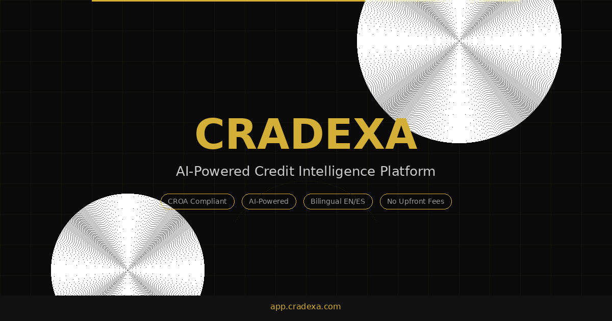 Cradexa — AI Credit Intelligence Platform